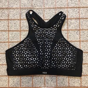 VSX | Laser-Cut High-Neck Sports Bra
